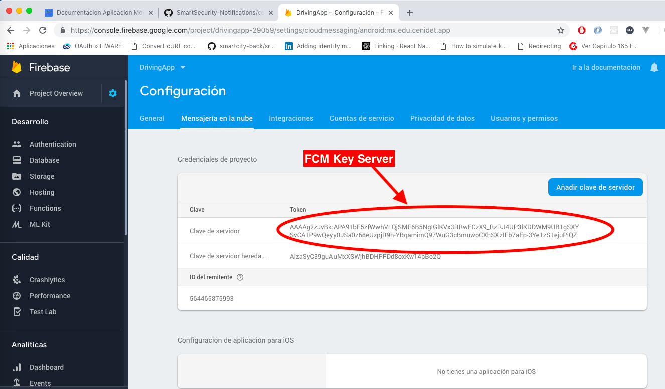 FCM key Server 3