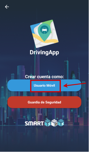 Botón Cuenta de Usuario Móvil